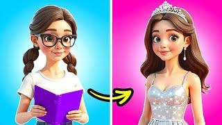 From Nerd to Fabulous  Ultimate Rich & Popular Girl Makeover for School 