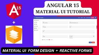Material UI Form Design with Reactive forms | form controls in material UI | Nihira Techiees