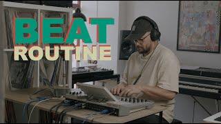 My beat routine of the day - making a beat on the Akai Mpc X SE