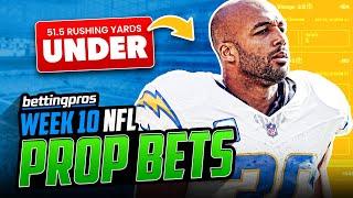 NFL Week 10 Predictions | 10 Player Props to Bet Before Odds Shift (2023)