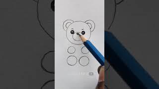 How to Draw Very Easy Teddy Bear Drawing