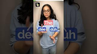 How To Pronounce ‘THE’ - dee or duh | Master English Pronunciation #howtopronounce #pronunciation