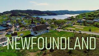 NEWFOUNDLAND, Canada (4K Island Tour) Stunning Drone/Walking/Aerial 4K Footage