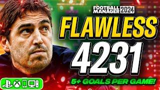 FLAWLESS 4231 FM24 Tactic Scores 5 Goals Per Game! | Best FM24 Tactics