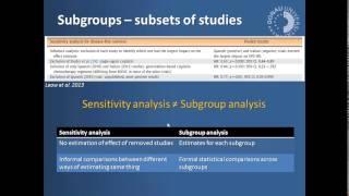 Methods seminar: Advantages and Disadvantages of Subgroup Analyses in Systematic Reviews