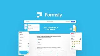 Formsly Lifetime Deal $59 - Create stunning forms and surveys, easily