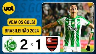 JUVENTUDE 2 X 1 FLAMENGO  - CAMPEONATO BRASILEIRO 2024; VEJA OS GOLS