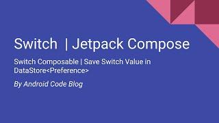 Switch | Jetpack Compose