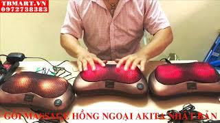 Gối Massage Hồng Ngoại | Review Gối Massage Hồng Ngoại Nhật Bản Akita AK-02 |