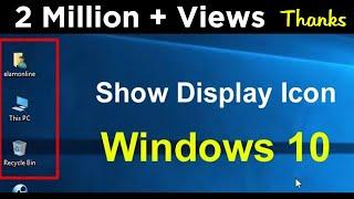 How To Show Icon On Desktop in windows 10 Urdu/Hindi