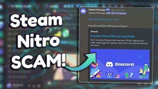 Free Discord Nitro Airdrop from Steam is a SCAM!
