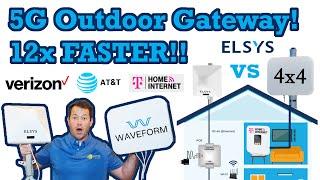 T-Mobile, Verizon, AT&T 5G Speed Test: Elsys AmpliMax Ultra vs Waveform 4x4 MIMO