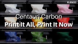 Print it all, print it now. Endless possibilities with Centauri Carbon's advanced hardware.