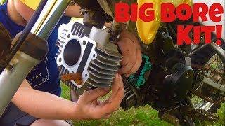 INSTALLING THE BIG BORE ONTO THE PIT BIKE | PART 1