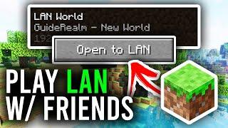 How To Play Minecraft LAN With Friends - Full Guide