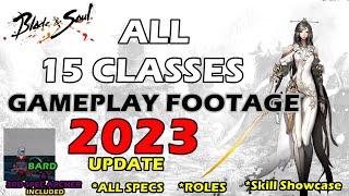 [Blade & Soul ] All  15 Classes All spec Skill Effects Showcase Footage 2024