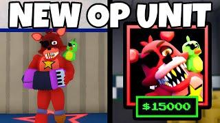 NEW ROCKSTAR FOXY UNIT IS CRAZY OP! - Roblox Five Nights TD (FNTD)