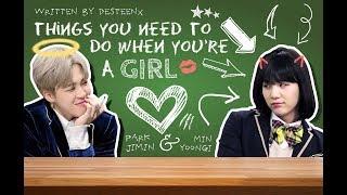 BTS Yoongi & Jimin  - Things You Need To Do When You're A Girl (Wattpad Trailer)