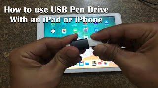 How to use Pen Drive or USB Drive with an iPad or iPhone| AMTVPro