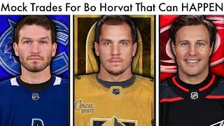5 Bo Horvat Trades That Can ACTUALLY HAPPEN... (NHL Trade Rumors & Canucks / Canes Latest News)