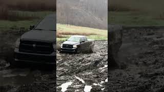 Dodge Ram 1500 MUDDING 4x4 Off Road!! #shorts #youtubeshorts #dodgeram1500