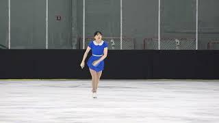 Rebecca Sun | Novice Women Free Skate | 2025 Midwestern Sectional Singles Final