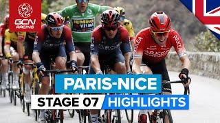 Strongest Climbers Go Head To Head On Queen Stage | Paris-Nice 2022 Stage 7 Highlights