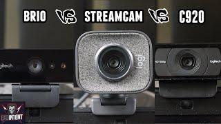 Logitech Streamcam vs Brio vs C920 [Review and Comparison]