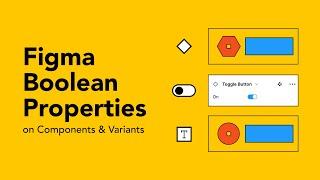 How to use variants and component boolean property in Figma | Component boolean property