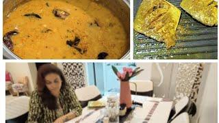 My Routine Day  After Vacation/Mixed Dal Sambar/Fish Fry/Recipes/ Mom too/Home Maker⭐