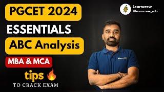 Karnataka PGCET Essentials -August 2024 | ABC Analysis & Guidelines #pgcet