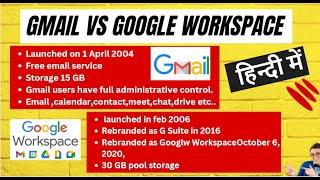 GMAIL VS GOOGLE WORKSPACE IN HINDI