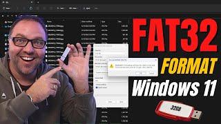 How to Format to FAT32 in Windows 11 (32GB or Smaller USB)