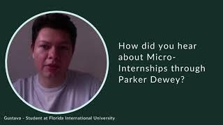 Gustavo Z. - How did you learn about Micro-Internships on Parker Dewey?