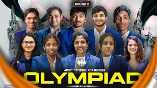 Chess Olympiad 2024 Round 2 | India vs Iceland (Open), Indian vs Czech Republic (Women)