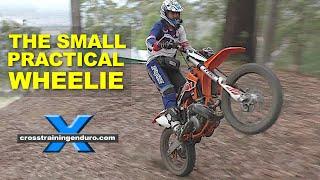 How to do small practical wheelies on dirt bikes ∣ Cross Training Enduro