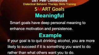 SMART Goals & VITALS Skills - Ep 1c - DBT Peer Connections