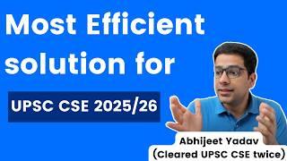 Essential solution to all UPSC preparation problems! | UPSC CSE 2025