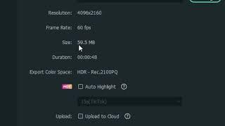 filmora 4k 8k video full resolution setting
