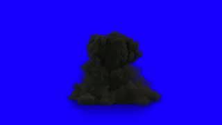 Smoke Explosion 8 || Blue screen fx ||