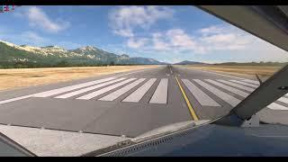 MSFS 4K ULTRA Take off Dubrovnik A319 CFM Croatian flight CTN663