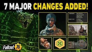 MAJOR CHANGES Added with NEW Fallout 76 Update!