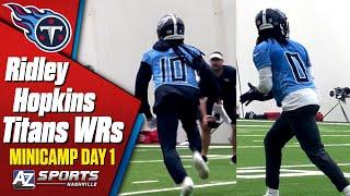 Calvin Ridley, Titans WRs Building Chemistry with Will Levis in Minicamp