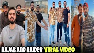 Rajab Butt And Haider Sha Tiktok Viral Video  l Rajab Family Vlog l#rajabfamily