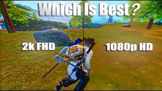 Which Is Best | 2k Or 1080p | Lets See Who Gives Better FPS?