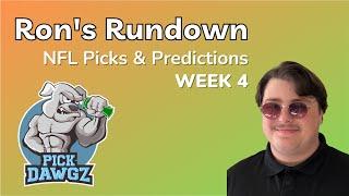 Week 4 NFL Picks & Predictions 2024 | Ron's Rundown