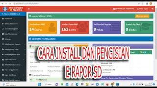 Cara Install dan Mengisi e-Rapor SD (Jangan salah langkah)