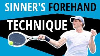 Jannik Sinner Forehand Analysis | The Secret To Gigantic Power