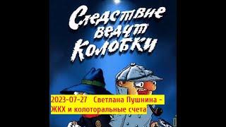 2023 07 29   Светлана Пушнина   ЖКХ и колоторальные счета