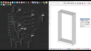 Parametric Modeling in Sketchup | Make Cabinet Resize freely by parameters and nesting